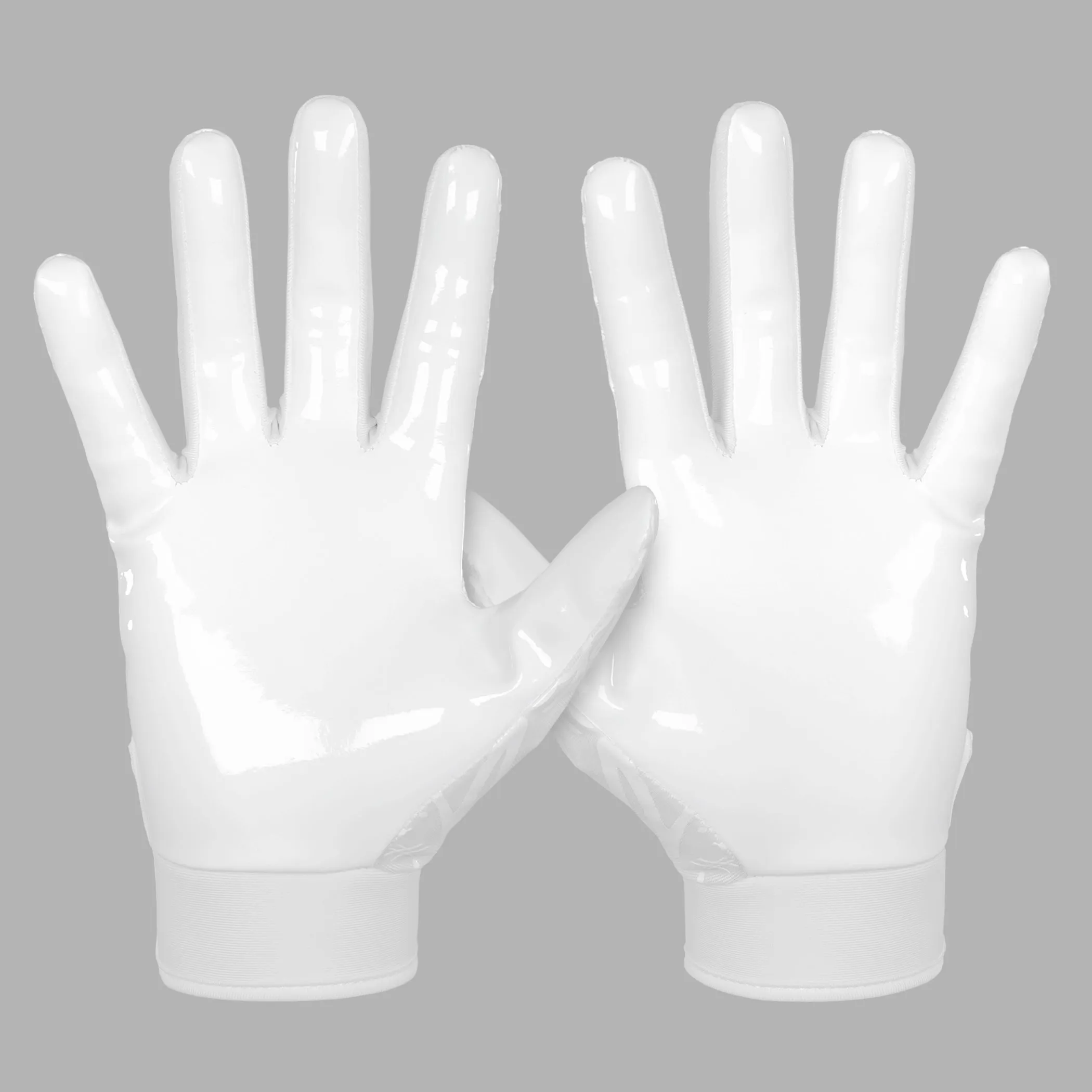 2-Pack Sticky Football Receiver Gloves (Black and White)