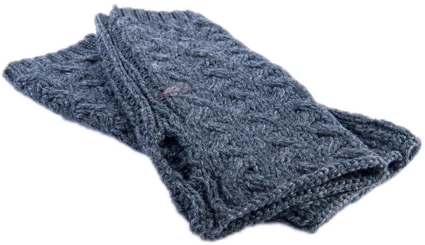 Aran Supersoft Merino Fingerless Gloves