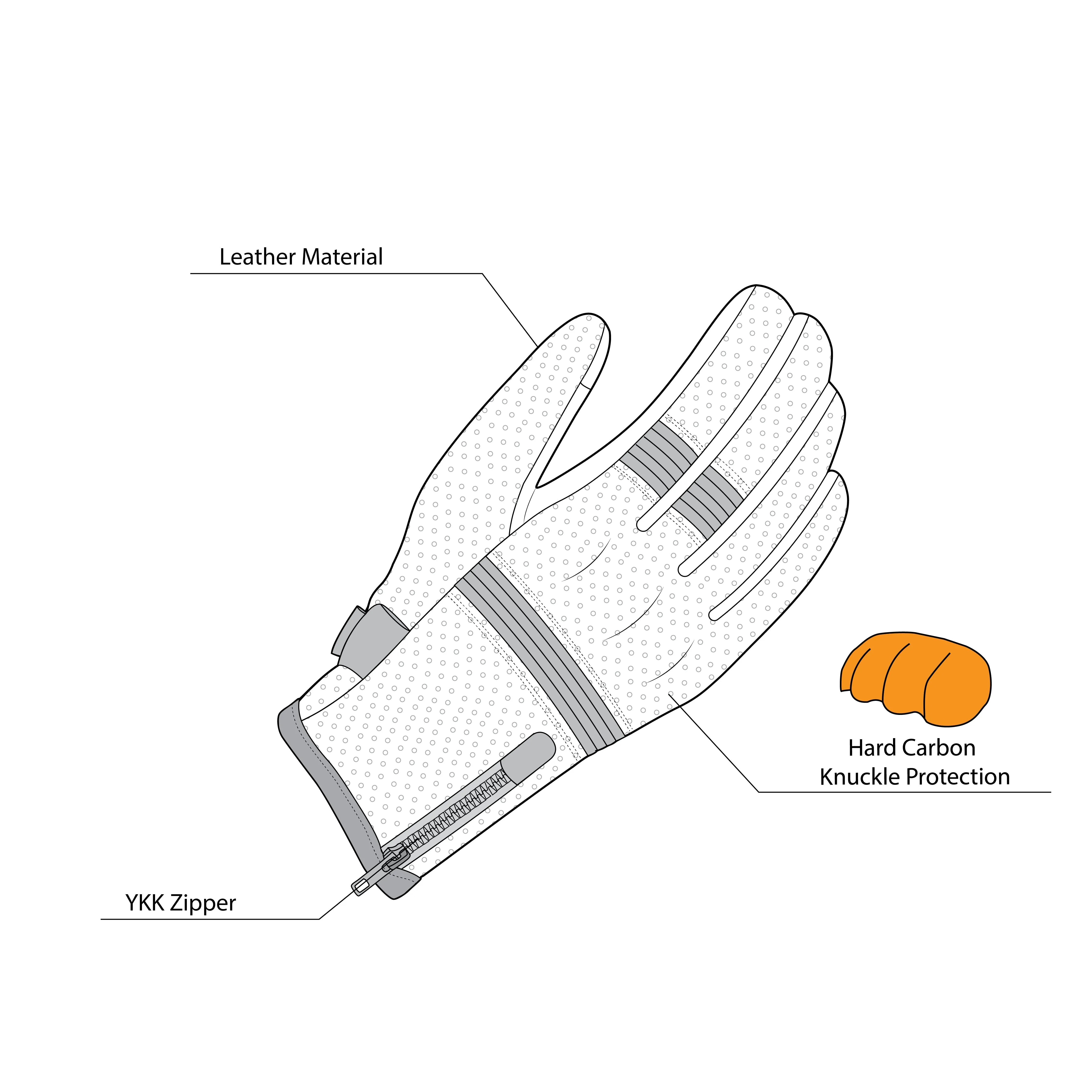 BELA - Apolo Lady Glove - Brown
