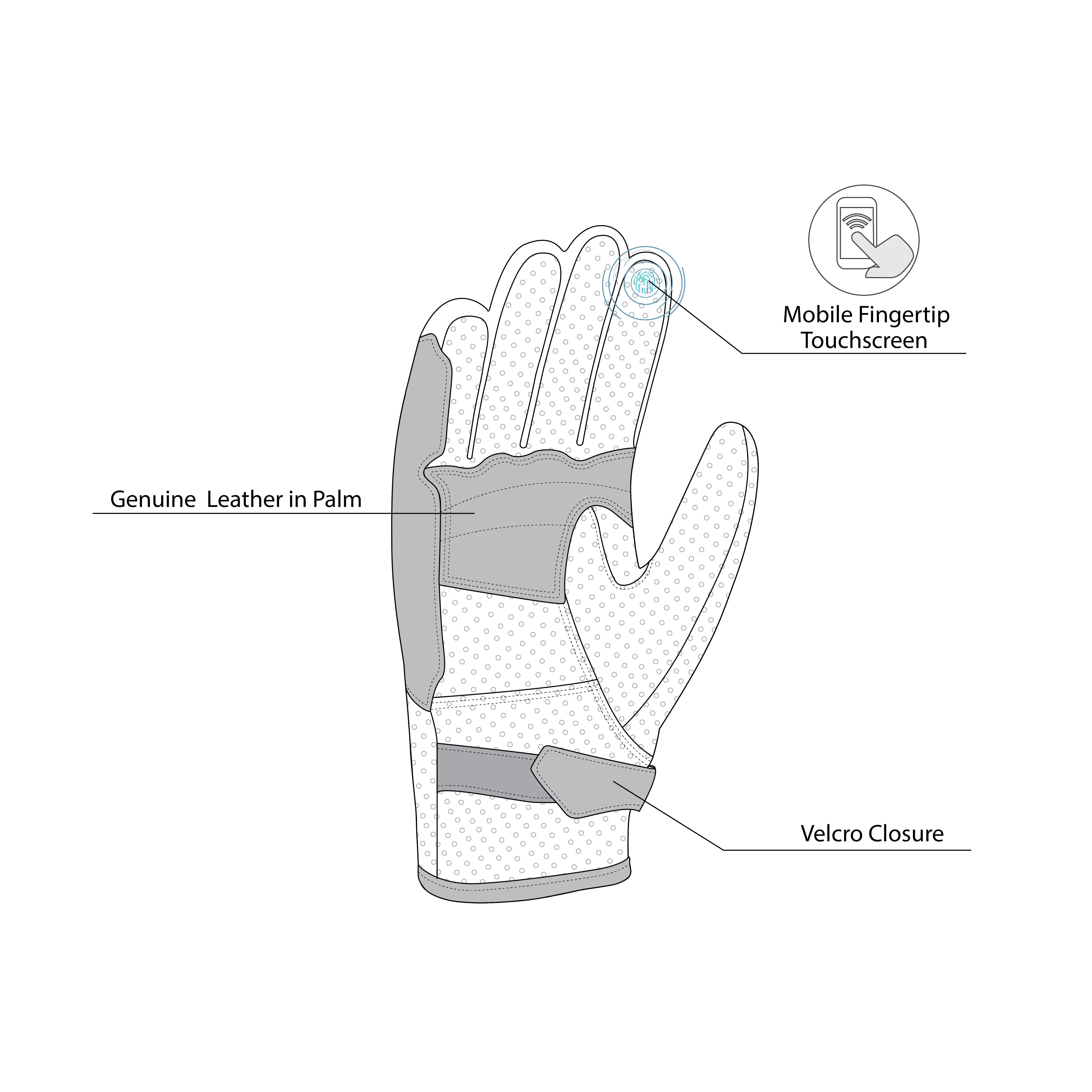 BELA - Apolo Lady Glove - Brown