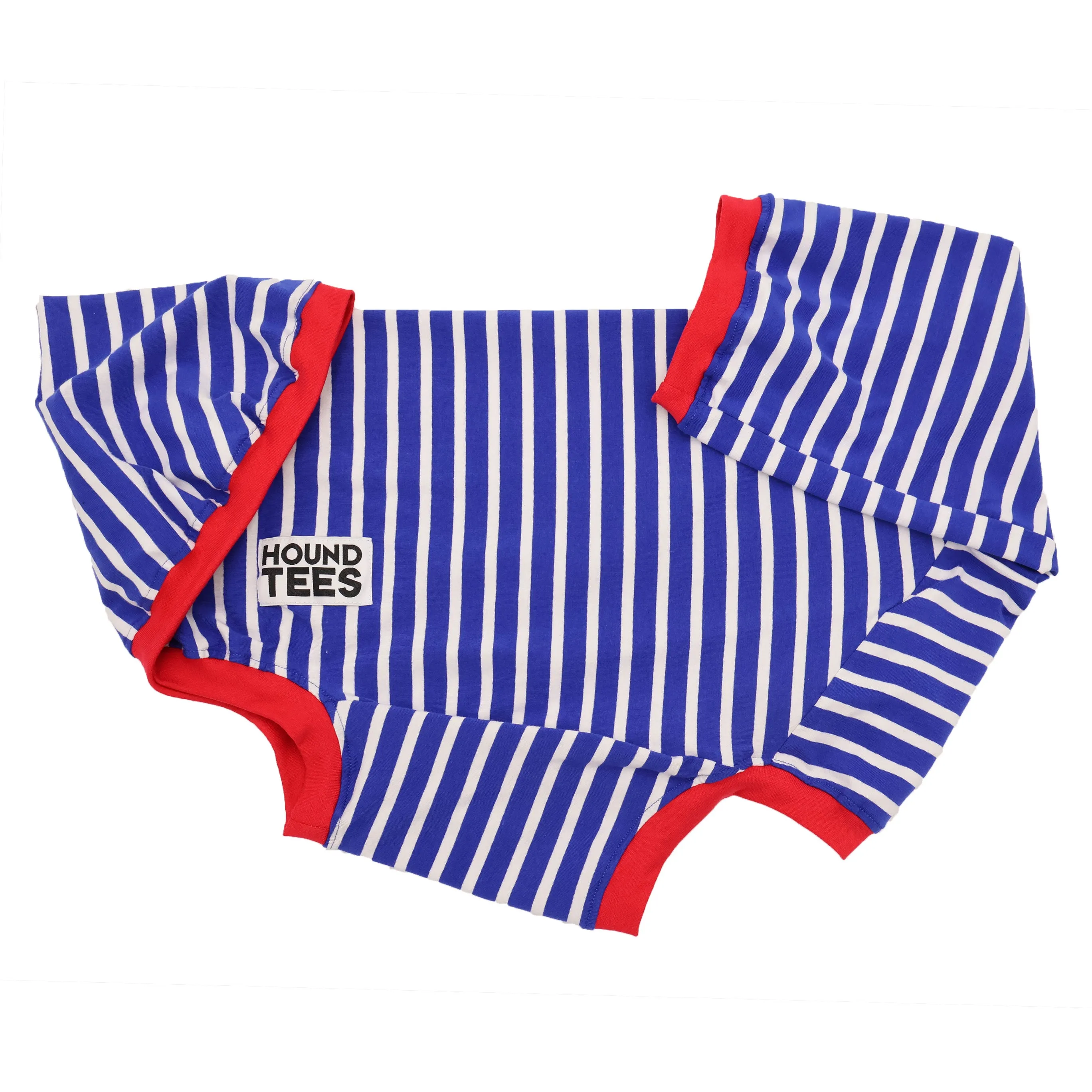 Blue Breton Whippet Sleeveless Hound-Tee
