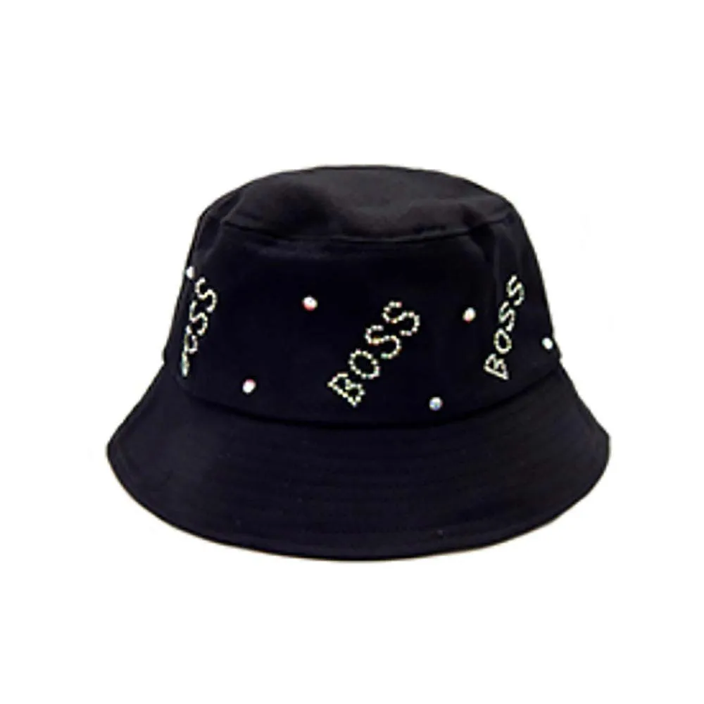 Boss Bling Message Bucket Hat