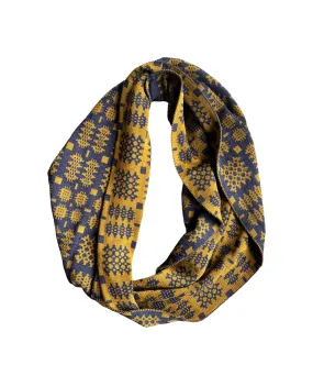 Carthen Mawr Loop Scarf - Ink / Sienna