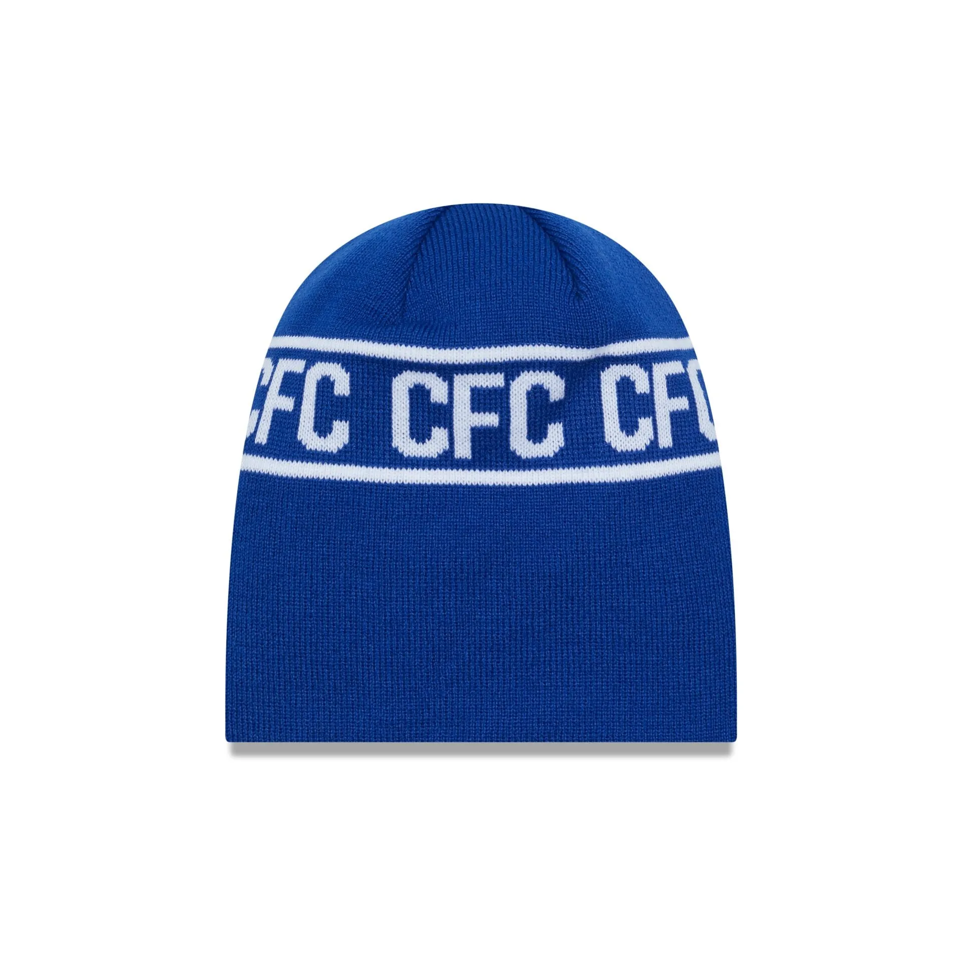 Chelsea FC Letter Blue Bobble Knit Beanie Hat