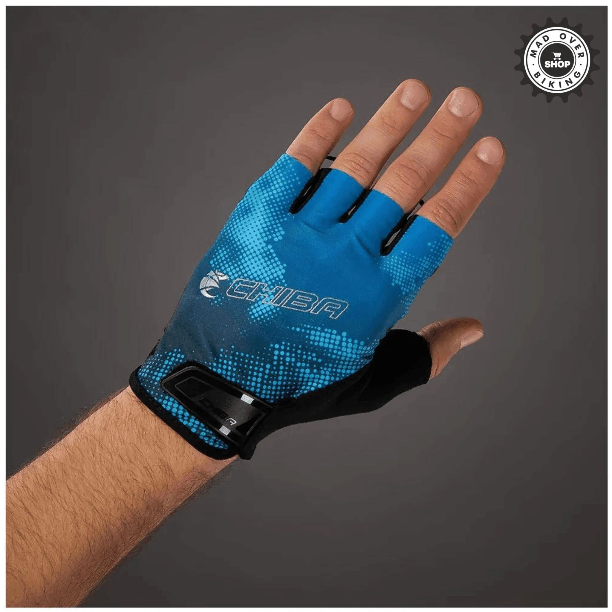 Chiba Ride Ii Cycling Gloves (Padded) Blue