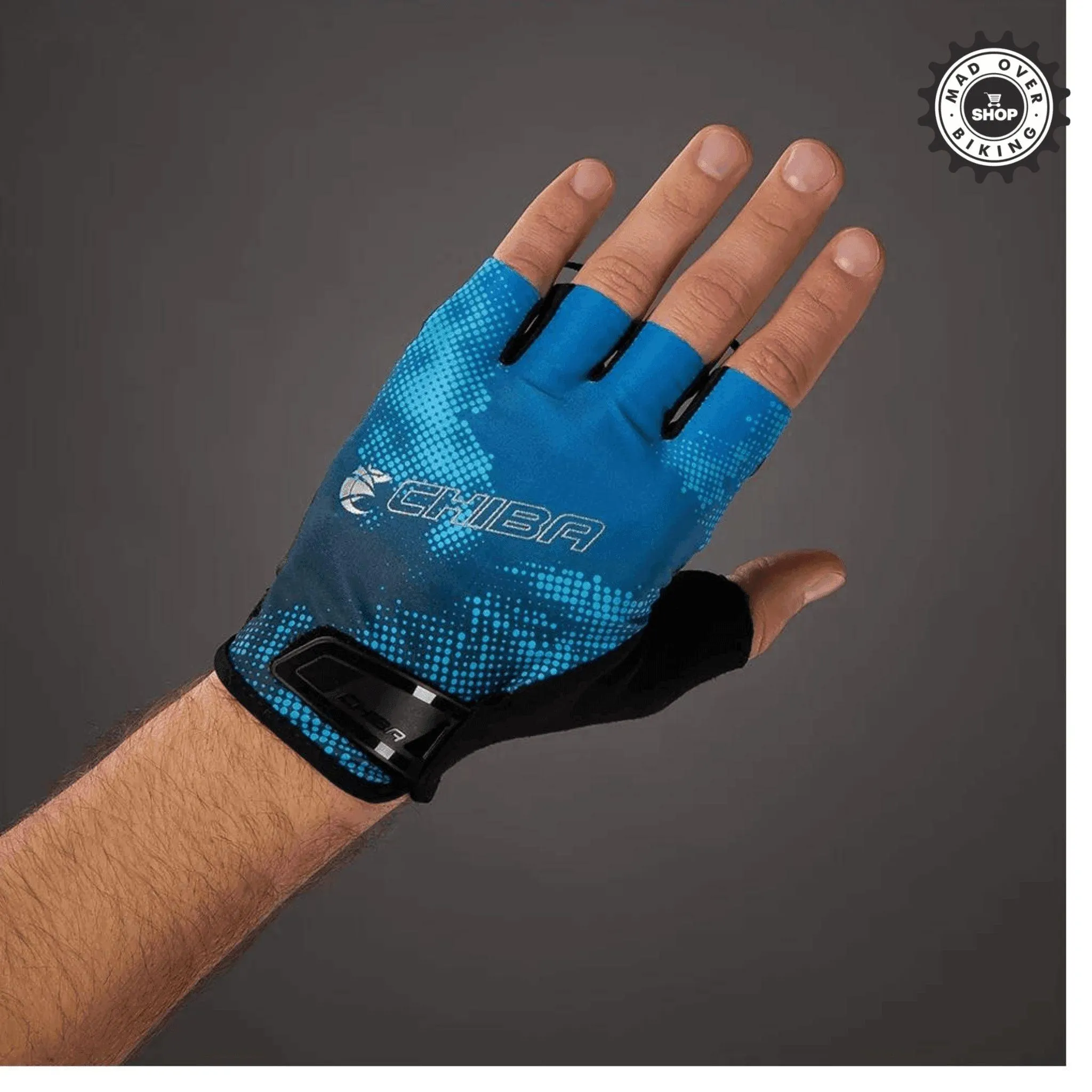 Chiba Ride Ii Cycling Gloves (Padded) Blue