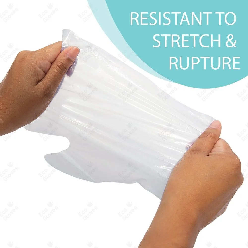 Eco Gloves Individually Wrapped Compostable Disposable Gloves (Case of 50 Bags)