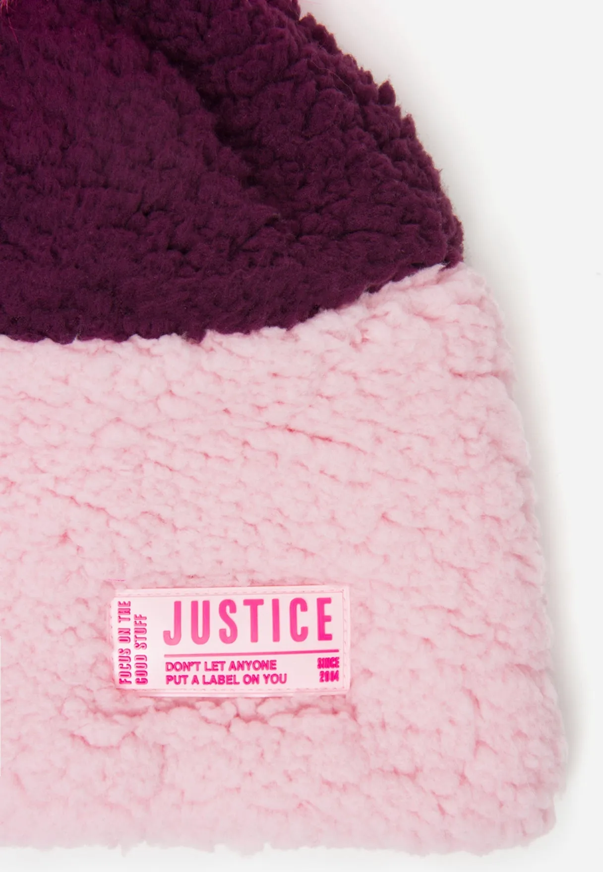 Faux Sherpa Pom-Pom Beanie Hat & Gloves