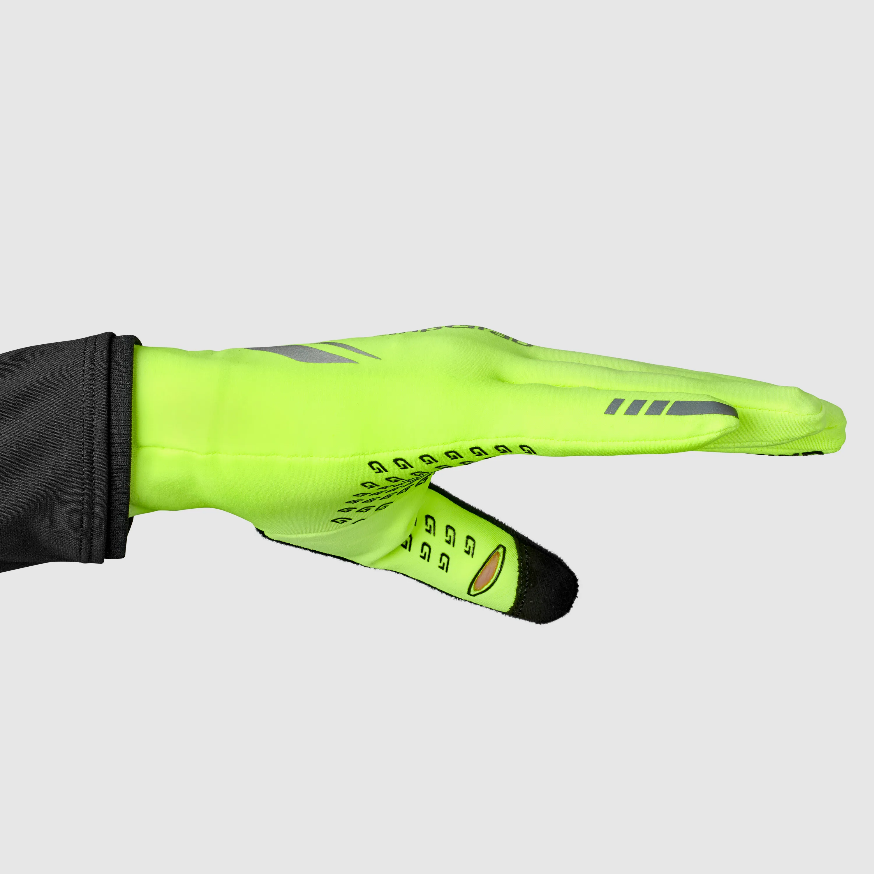 Gripgrab Running Expert Hi-Vis Touchscreen Winter Gloves Yellow Hi-Vis | Buy Gripgrab Running Expert Hi-Vis Touchscreen Winter Gloves Yellow Hi-Vis here | Outnorth