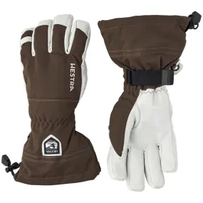 Hestra Army leather heli-ski gloves, espresso