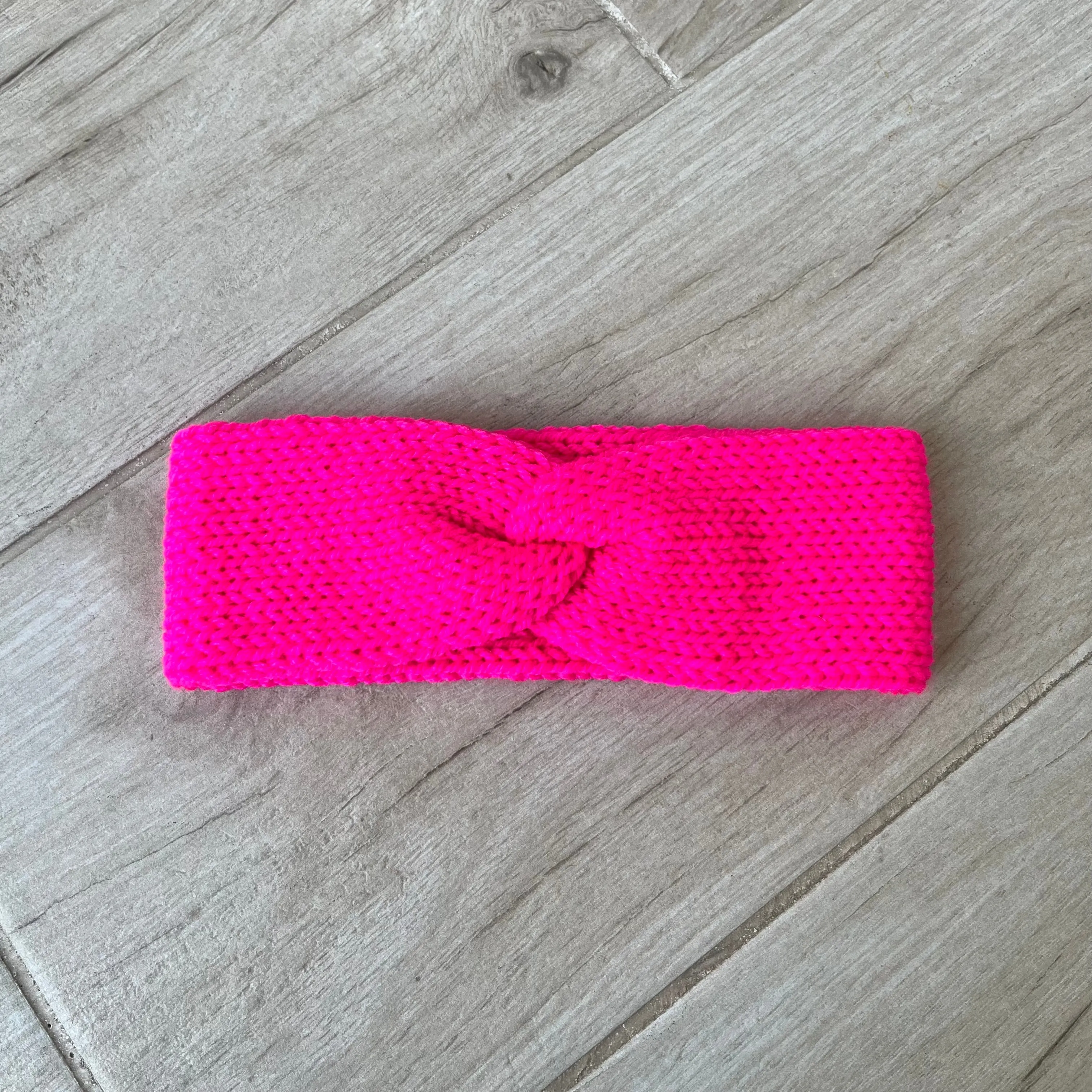 Hot Pink Knitted Headband