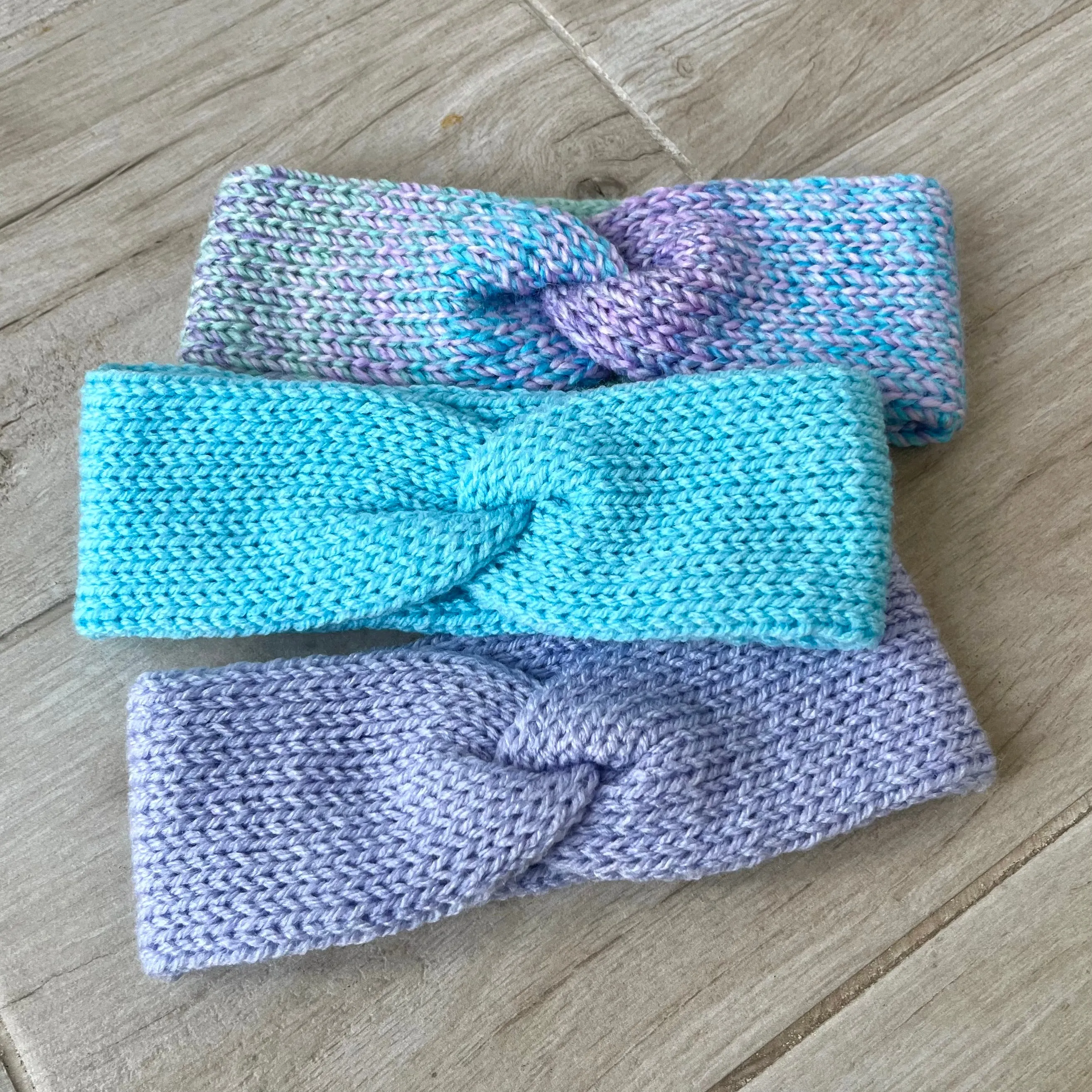 Lilac Knitted Headband