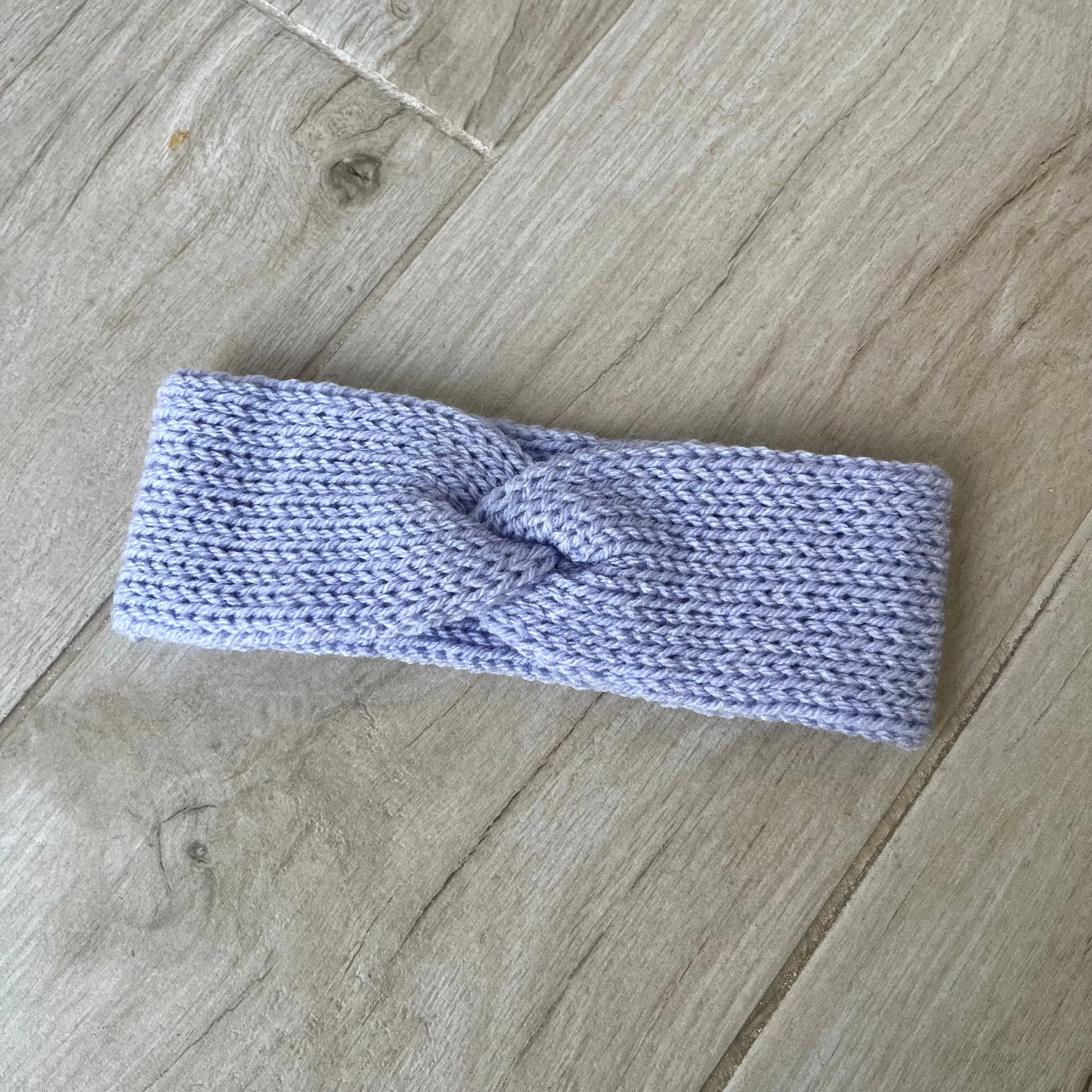 Lilac Knitted Headband