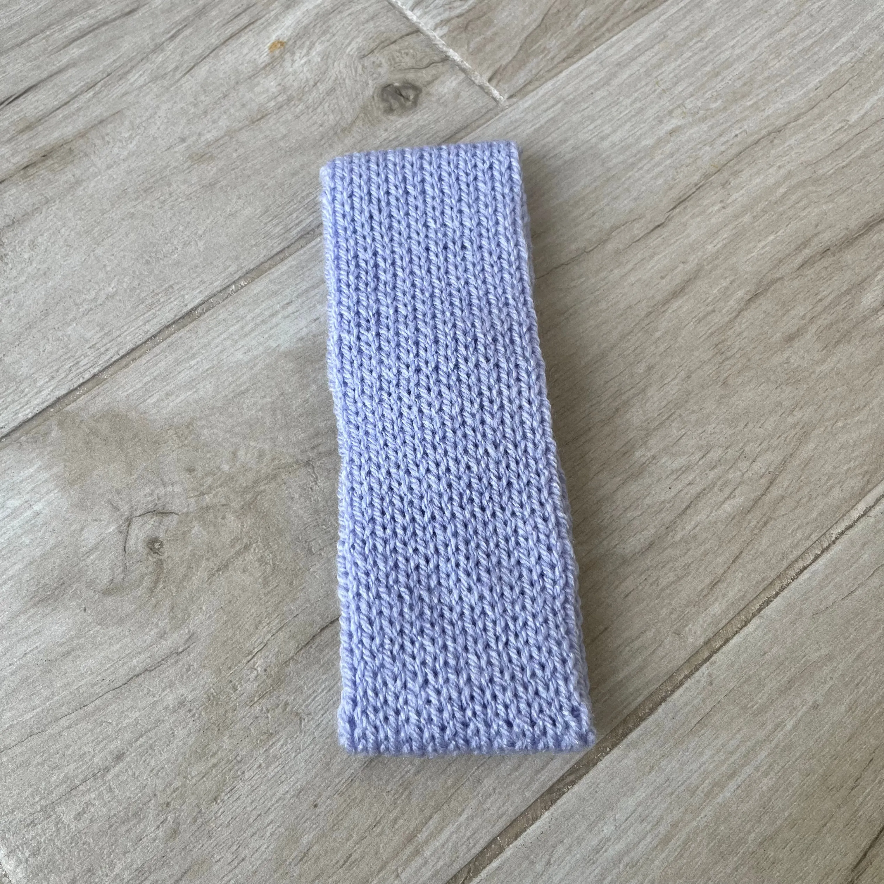 Lilac Knitted Headband