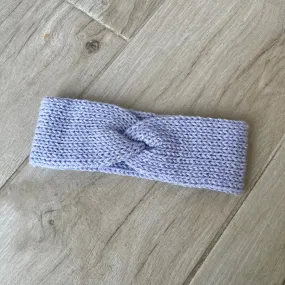 Lilac Knitted Headband