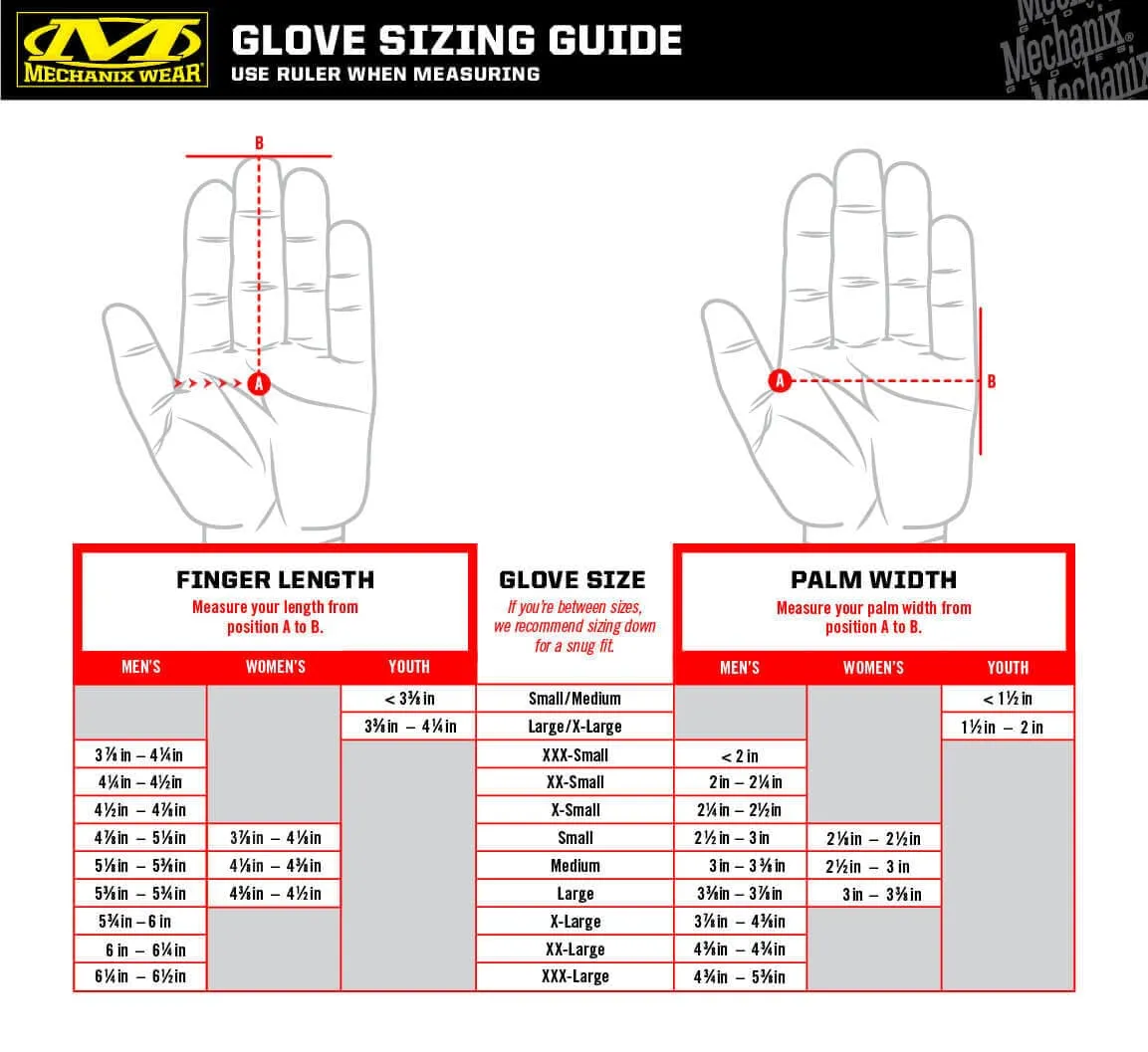 Mechanix MPT-55 M-Pact Gloves, Black
