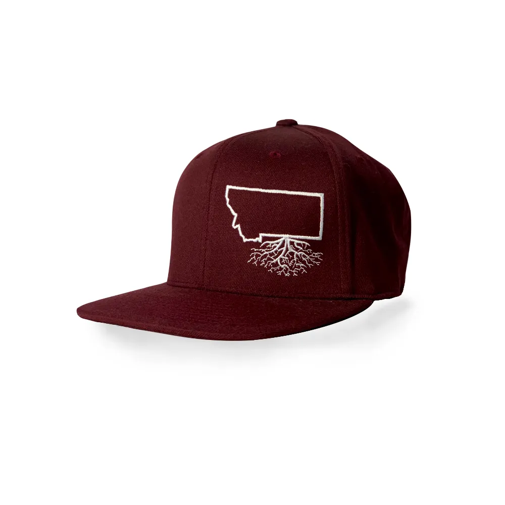 MT Roots Flat Bill Flexfit Snapback Hat