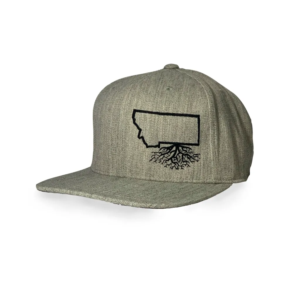 MT Roots Flat Bill Flexfit Snapback Hat