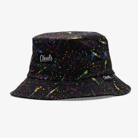 Paint Splatter Short Brim Bucket Hat