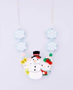 Snowman sister Winter fun! Necklace