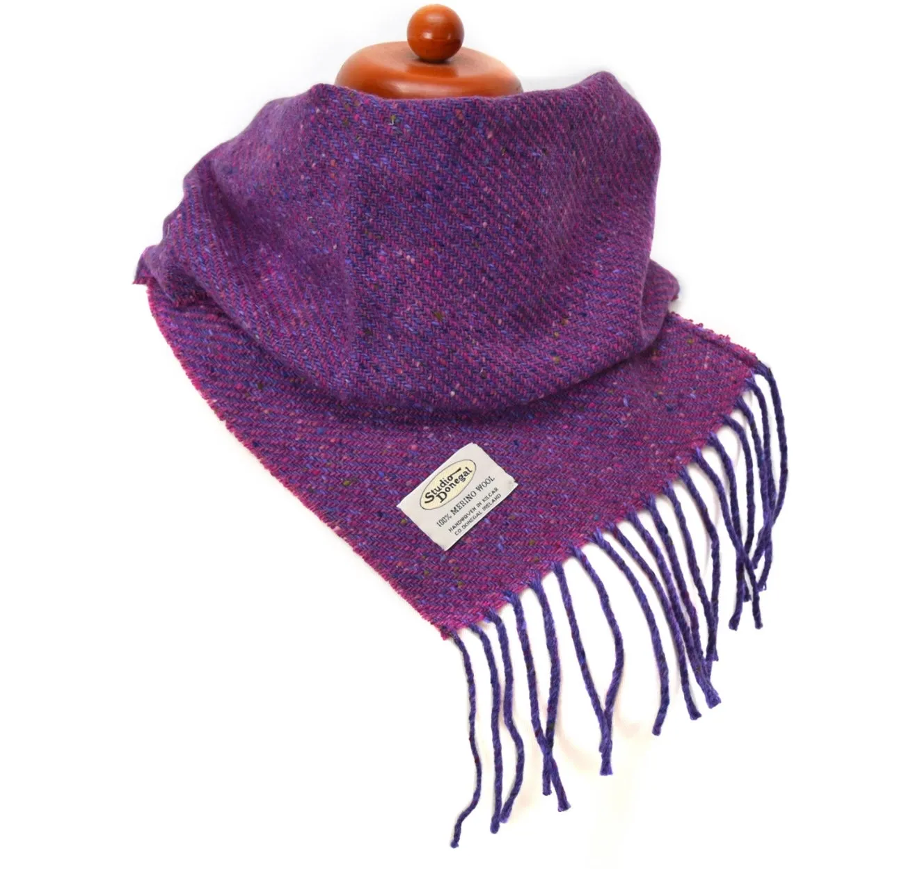 Studio Donegal Merino twill scarf