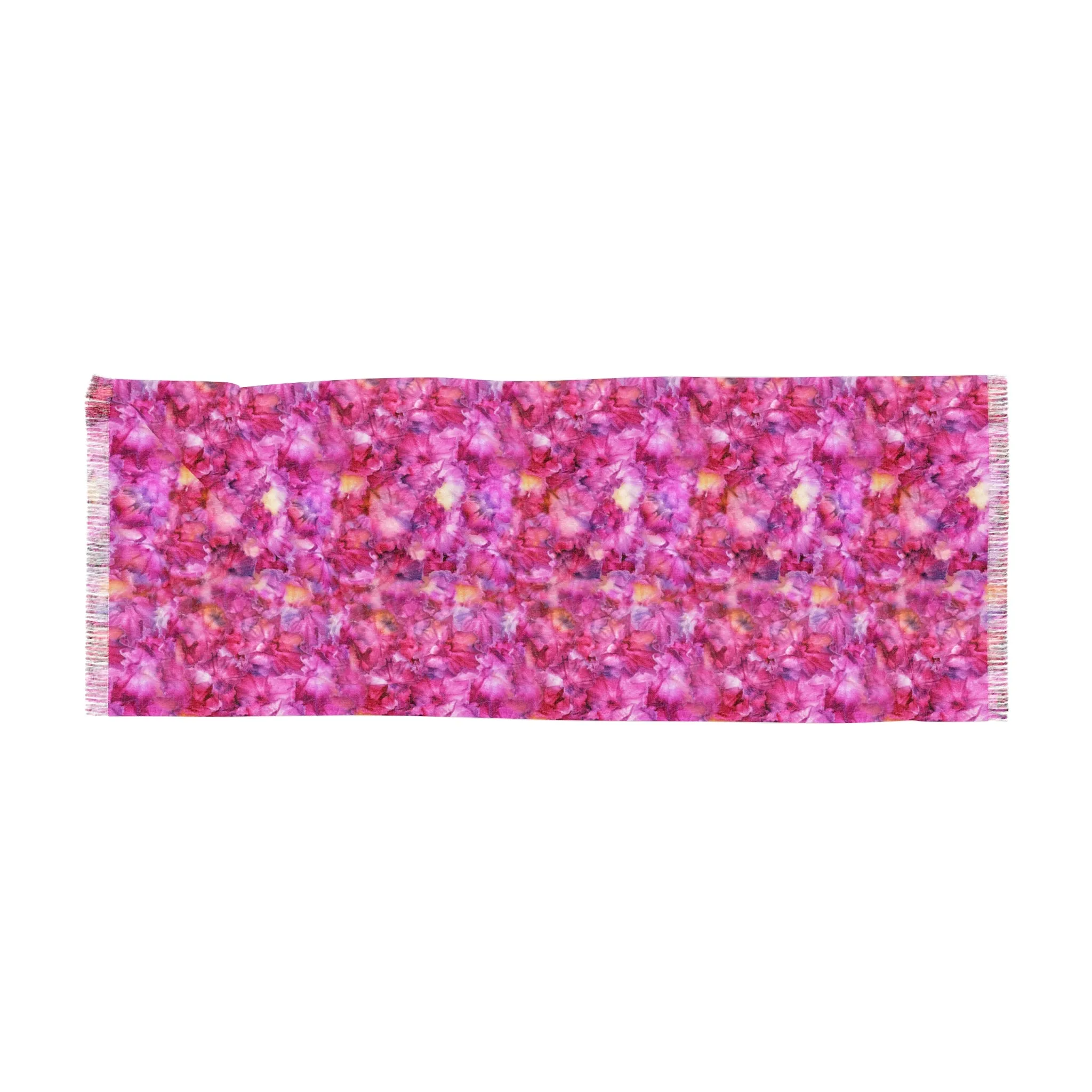 Sunset Blush Fringe Scarf