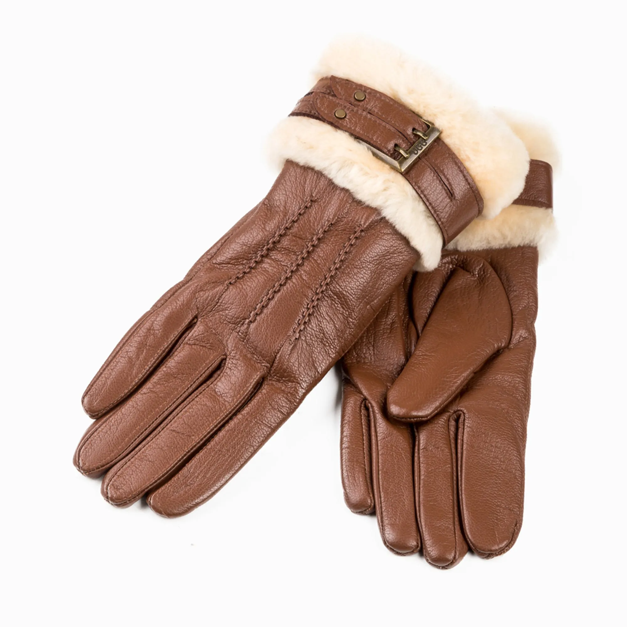 Luxurious UGG Premium Lambskin Cuff Gloves