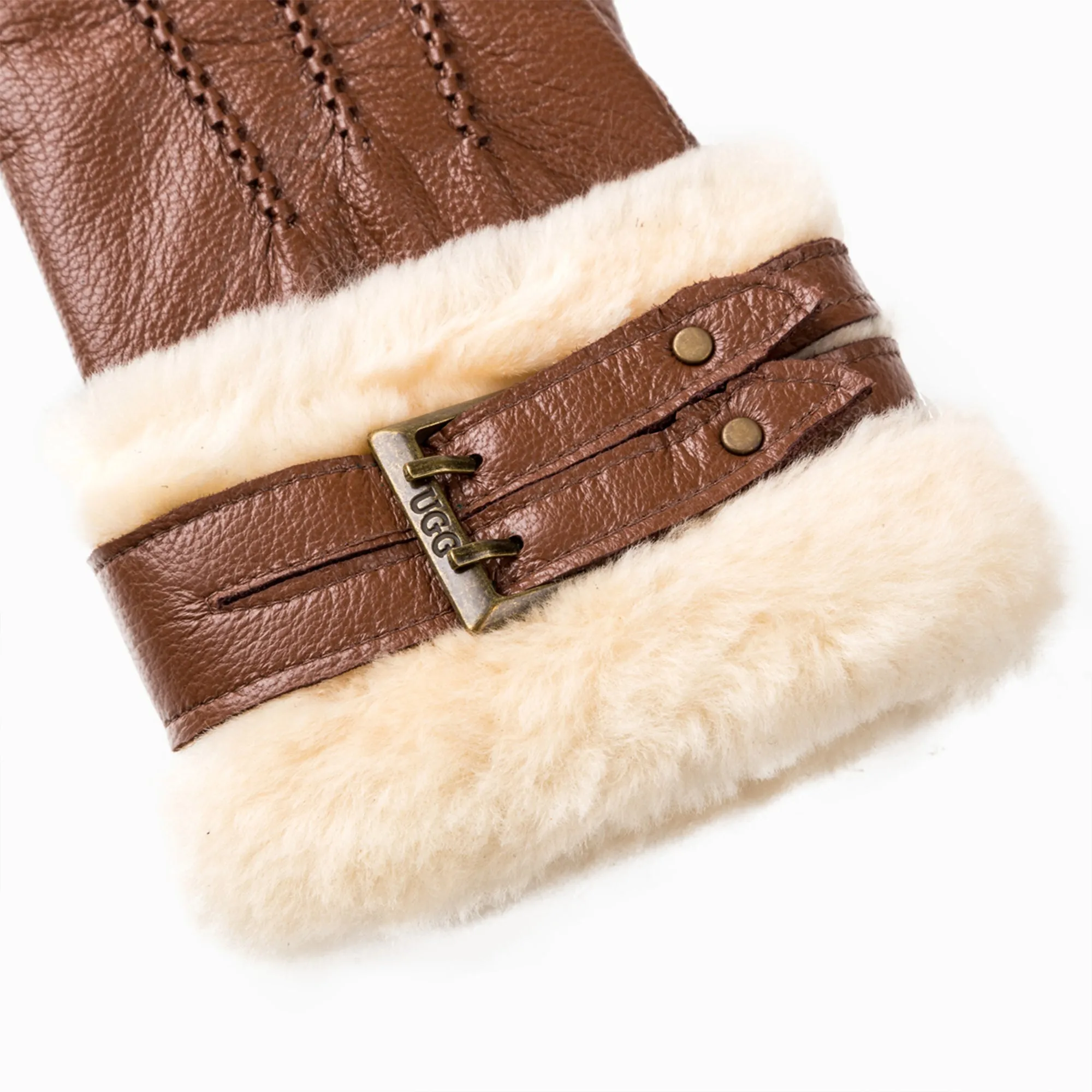Luxurious UGG Premium Lambskin Cuff Gloves