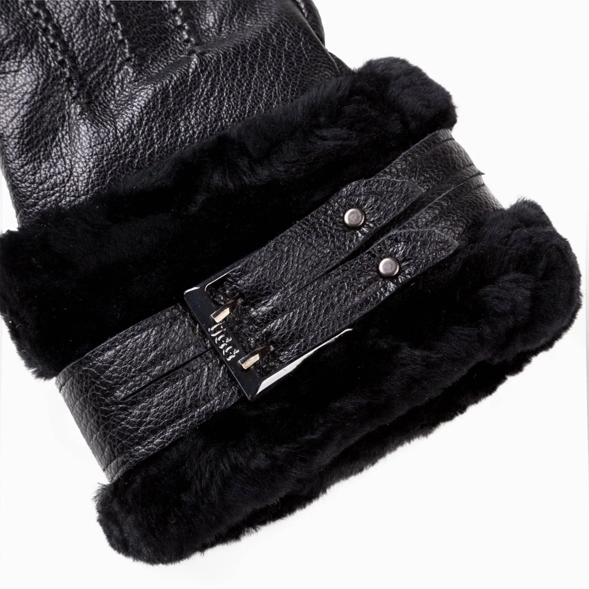 Luxurious UGG Premium Lambskin Cuff Gloves