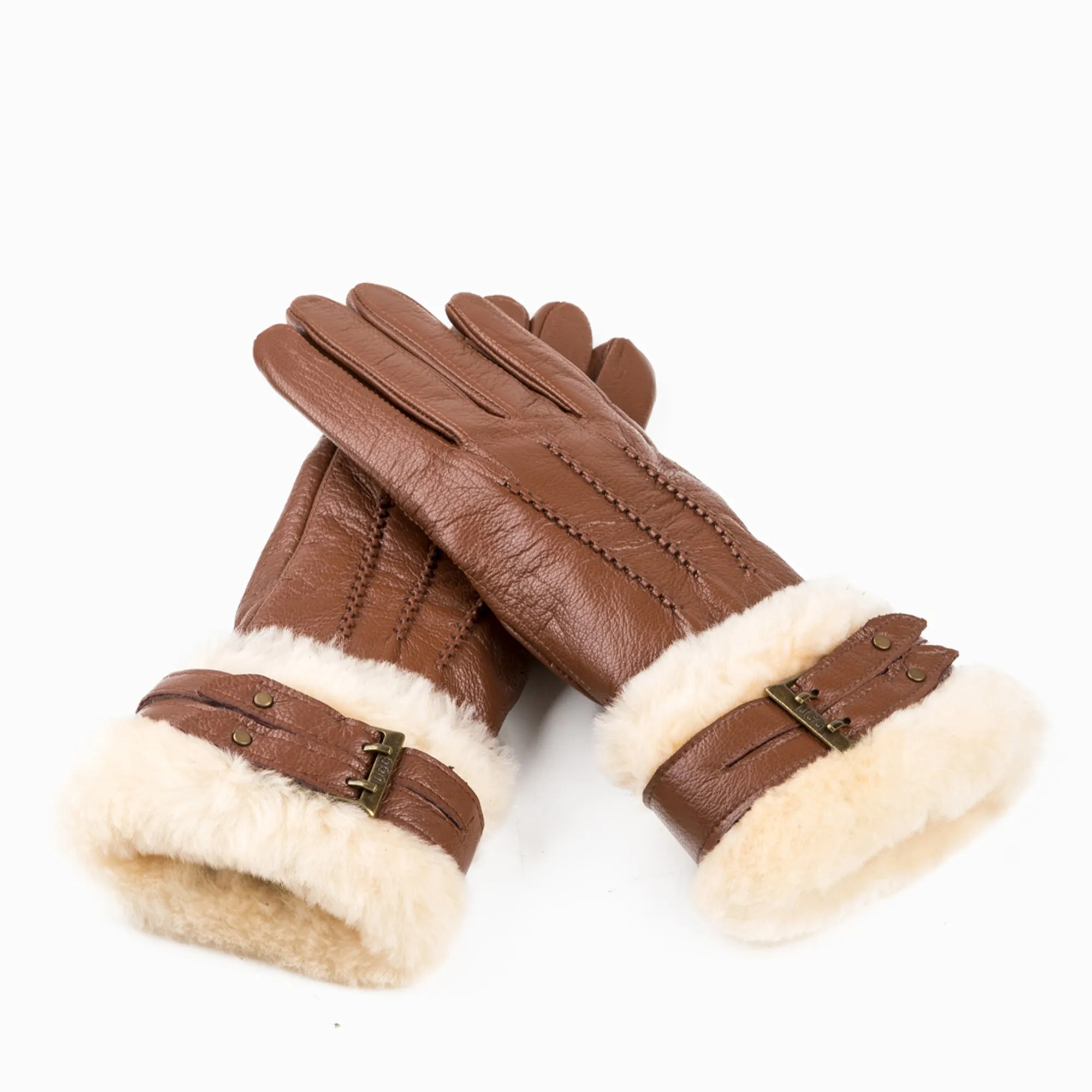 Luxurious UGG Premium Lambskin Cuff Gloves