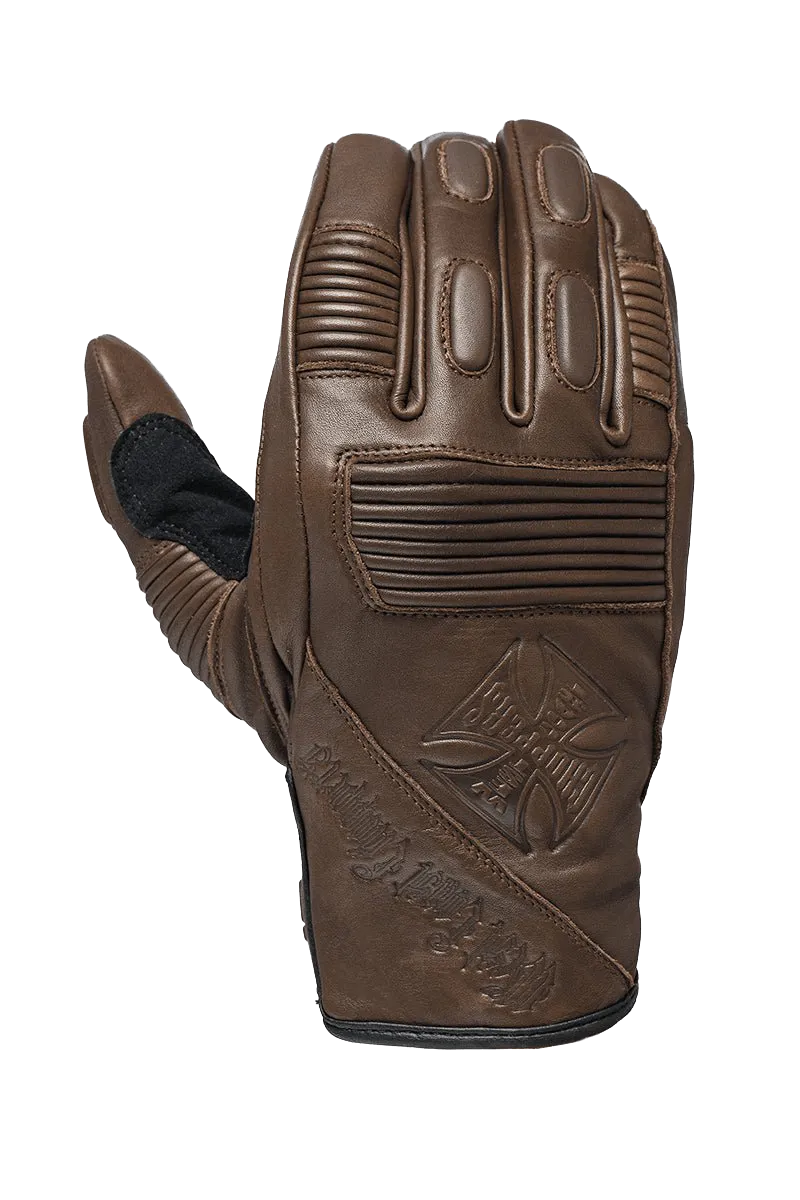 WCC - BFU LEATHER RIDING GLOVE - Tobacco brown