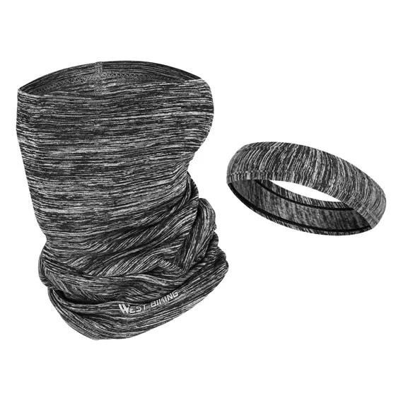 Winter Cycling Headwear Fleece Neck Warmer Bandana Caps Running Mask Bicycle Bandana Sports Scarf Face Mask Headband