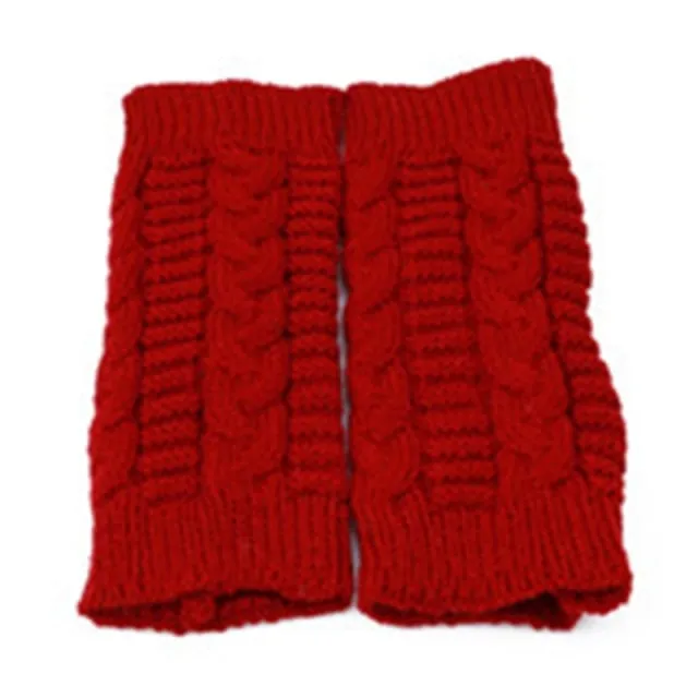 Winter Fashion Half Finger Knitting Gloves